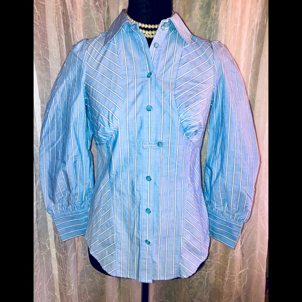 NWOT!! Anthropology Odelli Cotton button down top.